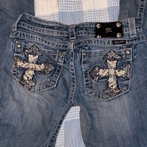 Miss Me Classic Blue Straight Leg Jeans